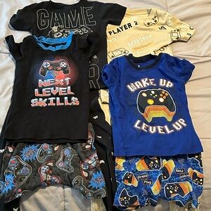 4 Sets Kids Gaming Themed Pajama Set